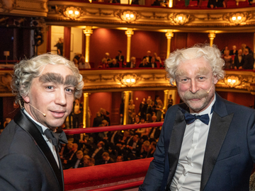 Duo aus der Muppet Show: Georg Heckel als Waldorf und Falko Mohrs als Statler